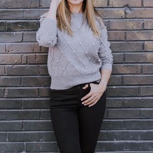 Size S, Gunmetal Pearl Sweater
